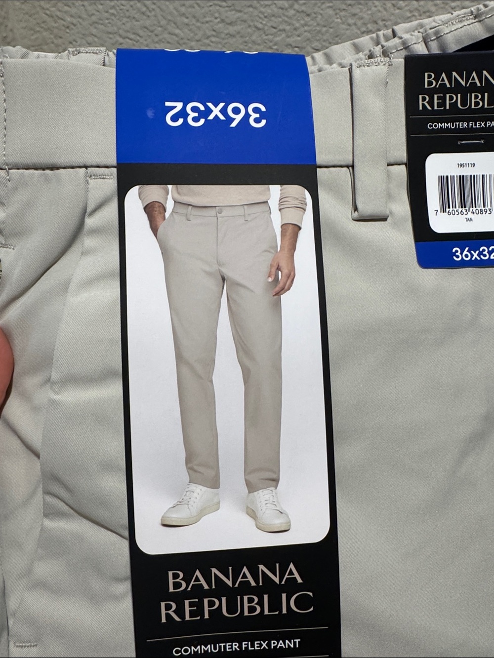 Banana Republic Men’s Commuter Flex Pants — Light Taupe